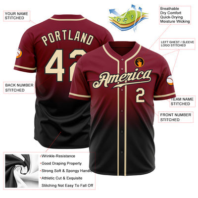 Custom Button Down Baseball Jersey Family Matching with Custom Text and Number