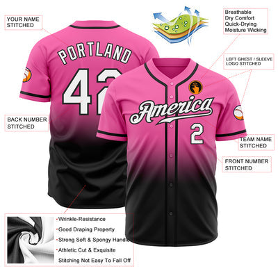 Custom Baseball Jersey Shirt Embroidered