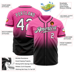 Custom Baseball Jersey Shirt Embroidered