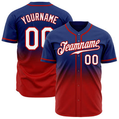 Custom Team Baseball Jersey with Full Custom Design for Teams and Players
