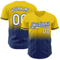 Custom Button Down Baseball Jersey with Name and Number for Class Reunion Groups