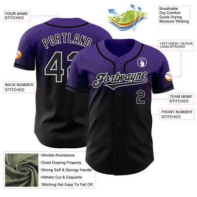 Personalized Baseball Jersey Classic Embroidered Team Logo