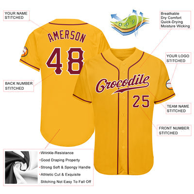 Personalized Baseball Shirt with Team Name and Logo Stitched Printed