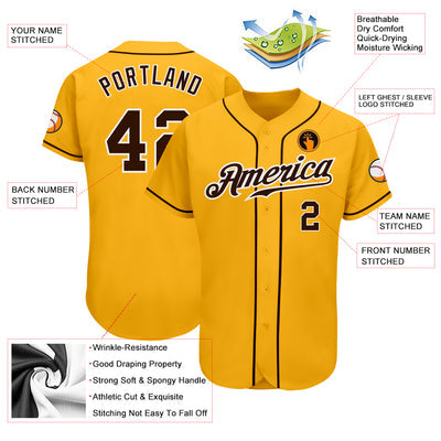 Custom Baseball Team Jersey with Player Name and Number for College Teams