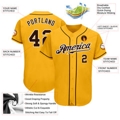 Custom Baseball Team Jersey with Player Name and Number for College Teams