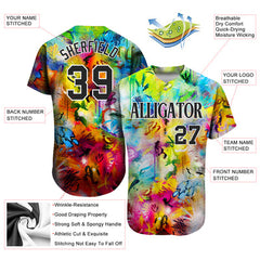 Personalized Style Custom Button Down Baseball Jersey with Personalized Team Logo