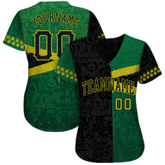 Custom Button Down Baseball Jersey with Custom Team Logo for Teams and Players