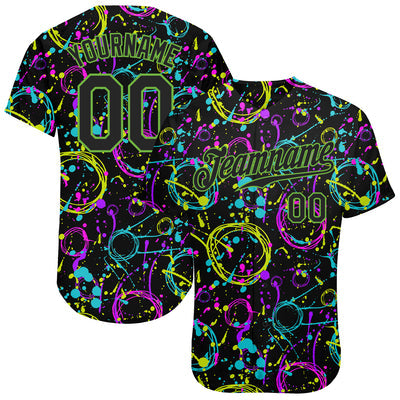 Custom Baseball Jersey with Custom Text and Number
