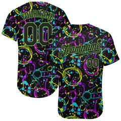Custom Baseball Jersey with Custom Text and Number