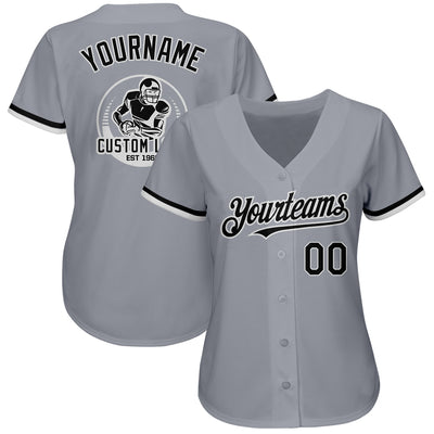 V Neck Custom Baseball Team Uniform with Player Name and Number