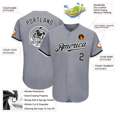V Neck Custom Baseball Team Uniform with Player Name and Number