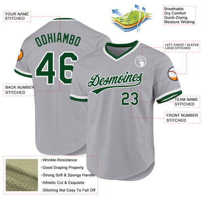Custom Baseball Shirt with Player Name and Number for College Teams