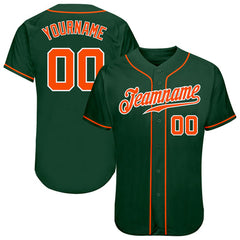 Custom Button Down Baseball Jersey with Custom Text and Number