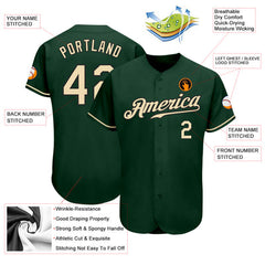 Custom Baseball Jersey with Team Name and Logo for Competition Outfit