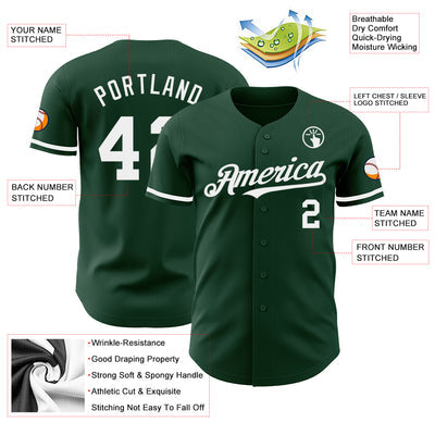 Custom Button Down Baseball Jersey Patch Design Sublimated