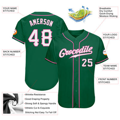 Custom Baseball Team Uniform with Name Number and Logo