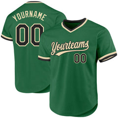 Custom Button Down Baseball Jersey with Name and Number for Class Reunion Groups