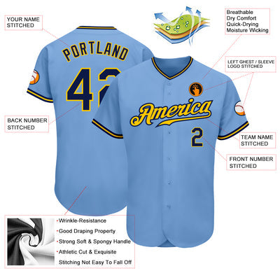 Custom Baseball Team Uniform Tournament Style with Personalized Name Number
