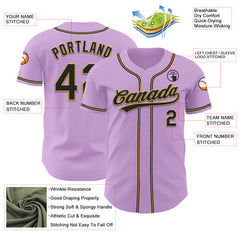 Custom Baseball Uniform with Player Name and Number