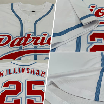 Personalized Baseball Shirt with Custom Name Number for School Teams