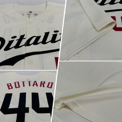 Personalized Baseball Jersey with Team Name and Logo