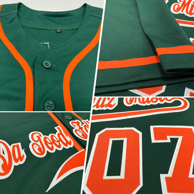 Custom Button Down Baseball Jersey with Custom Text and Number