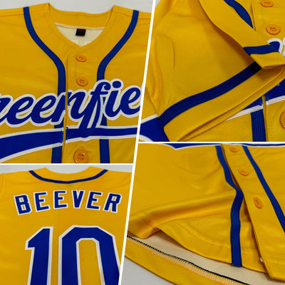 Custom Baseball Jersey Shirt with Team Logo and Number for Coach Gift