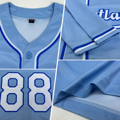 Custom Baseball Team Uniform with Custom Name Number
