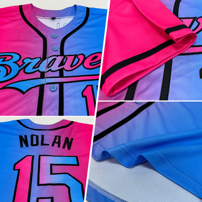 Personalized Baseball Jersey Embroidered with Team Name and Logo