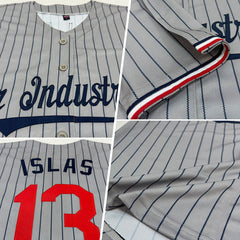 Retro Custom Baseball Shirt with Personalized Name Number