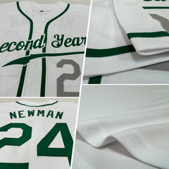 Custom Button Down Baseball Jersey Embroidered