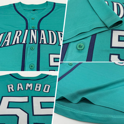 Custom Button Down Baseball Jersey with Name and Number for Class Reunion Groups