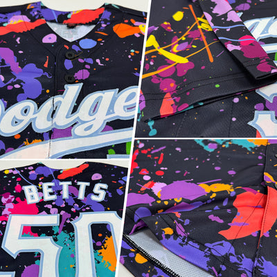 Custom Baseball Team Jersey with Custom Text and Number for Practice Wear