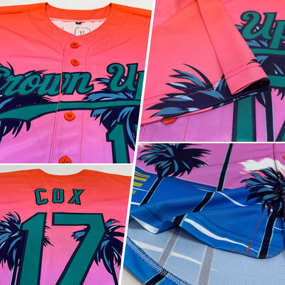 Custom Baseball Shirt with Custom Names and Numbers