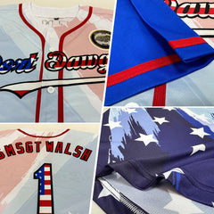 Custom Button Down Baseball Jersey Stitched Printed Name Number