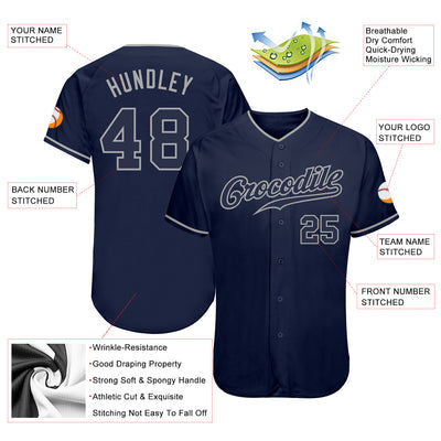 Solid Custom Team Baseball Jersey with Player Name and Number