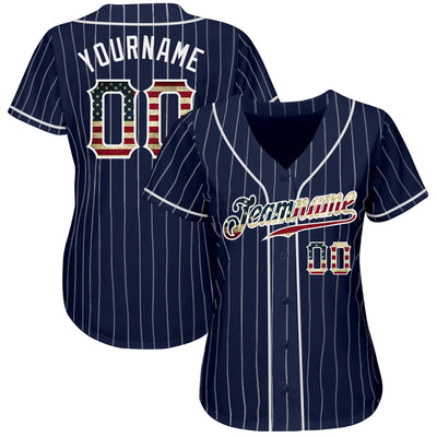 Button Down Custom Baseball Jersey with Player Name and Number