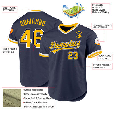Custom Baseball Team Uniform with Player Name and Number Stitched Printed Name Number