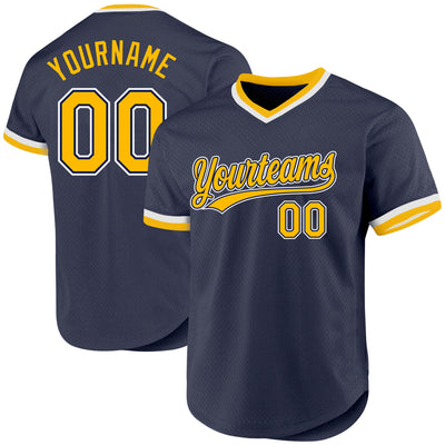 Custom Baseball Team Uniform with Player Name and Number Stitched Printed Name Number