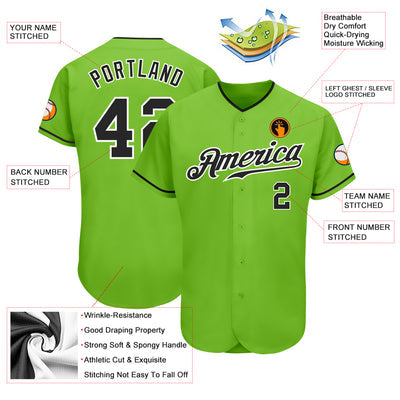 Custom Team Baseball Jersey with Name and Number