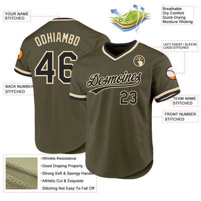 Custom Baseball Team Uniform with Custom Name Number for Company Teams