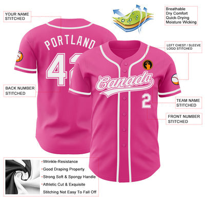 Striped Custom Baseball Jersey with Custom Text and Number