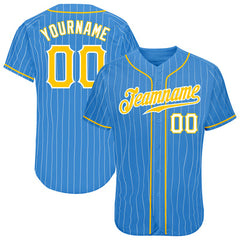 Custom Button Down Baseball Jersey with Player Name and Number