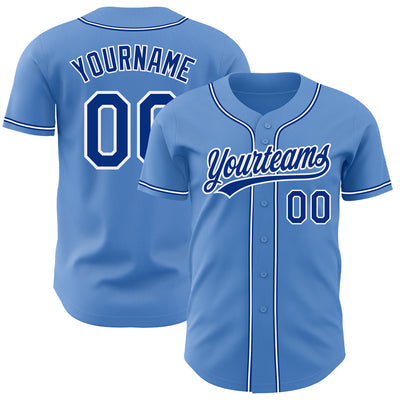 Custom Button Down Baseball Jersey Stitched Printed