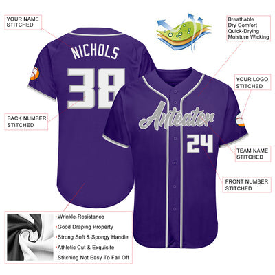 Custom Button Down Baseball Jersey with Personalized Name Number Embroidered Team Logo