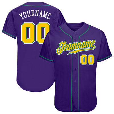 Custom Button Down Baseball Jersey with Custom Name Number