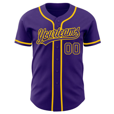 Custom Button Down Baseball Jersey Stitched Printed