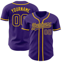 Custom Button Down Baseball Jersey Stitched Printed