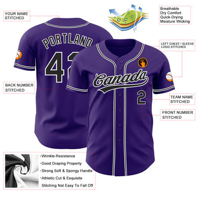 Custom Baseball Team Jersey Urban Embroidered Name Number