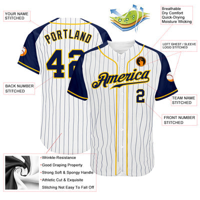Custom Baseball Uniform with Personalized Team Logo Stitched Printed Name Number